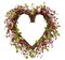 Heart Shaped Wreaths for Front Door with Red Pink Hearts for Anniversary Wedding Dinner Decorations 18 Inch Valentine's Day Wreaths
